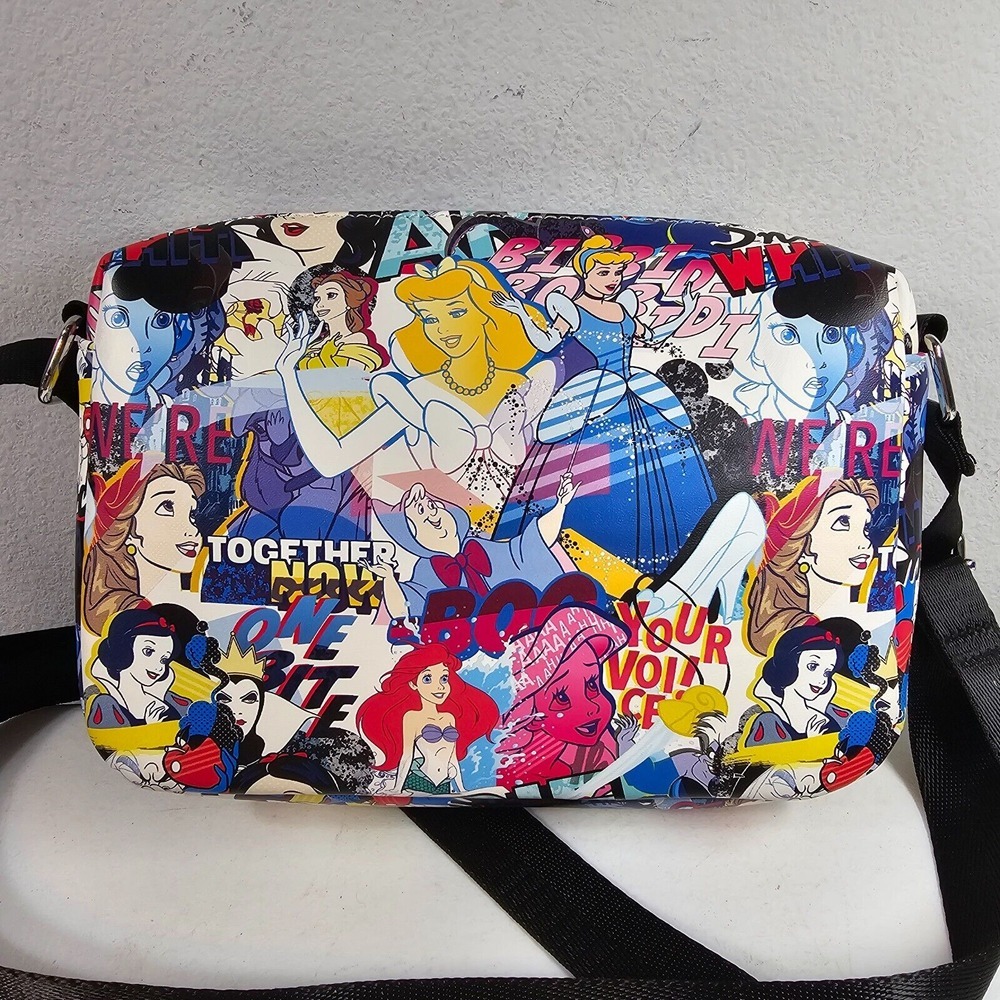Buckle-Down Disney‎ Princess Villan Crossbody Bag Adjustable Strap Pop Art